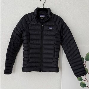 Patagonia Puffer Down Sweater Quilted Black Jacket
